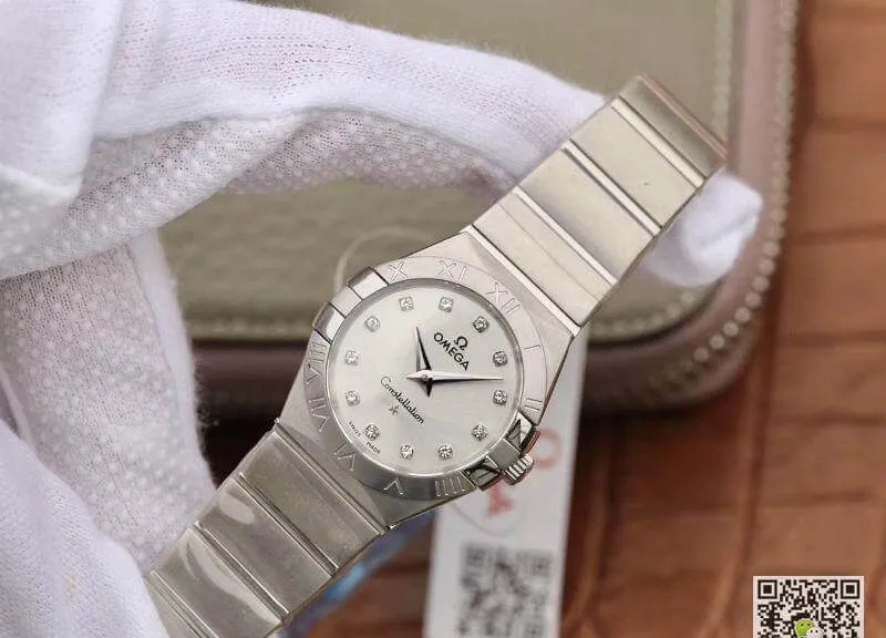 Omega Constellation 27mm Quartz Ladies 123.10.27.60.55.001 TW Factory 1:1 Best Edition Replica Watch Swiss Eta Quartz 1376